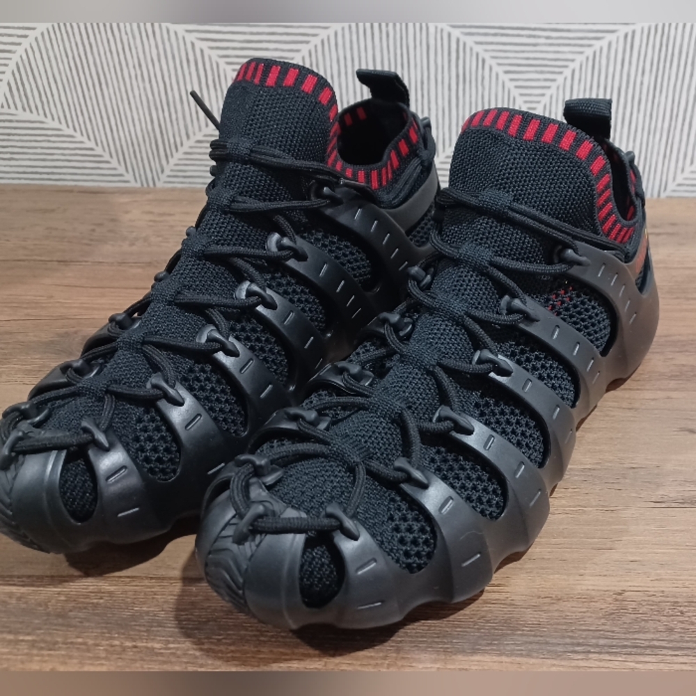Onemix Women's Sneaker Mesh Black Shoes Size 7